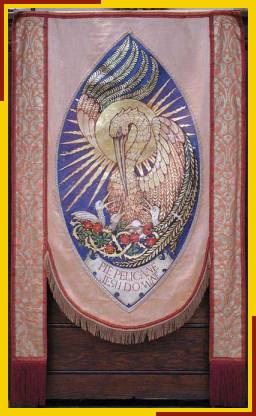 Pulpit banner - Pie pelicane Jesu Domine